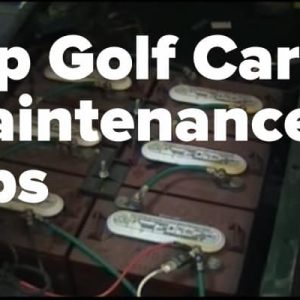 golf cart maintenance tips