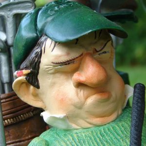 angry golfer